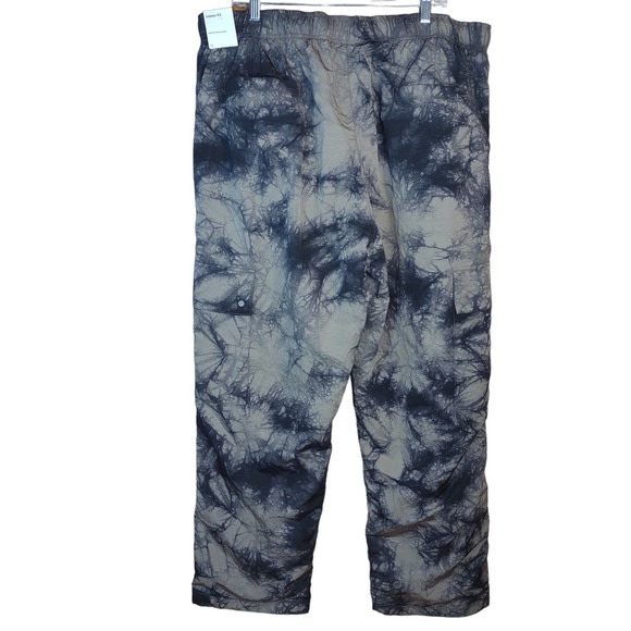 Jordan Black and Gray Tie-Dye Lined Track Pants - Picture 3 of 6